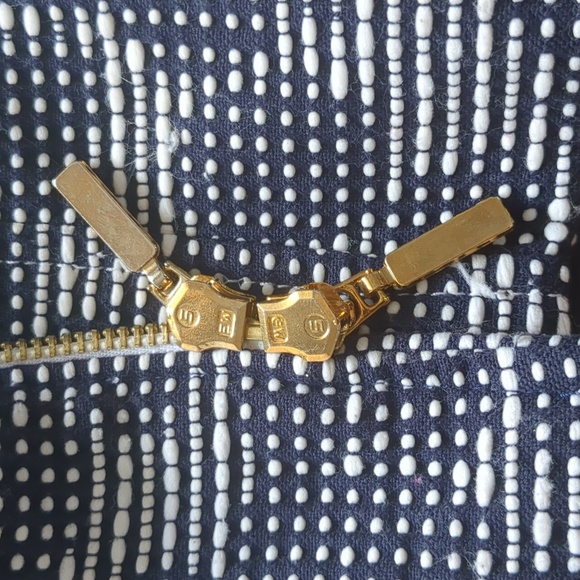 Sz 8 Sara Campbell Navy Blue & White Jacket - Picture 5 of 5